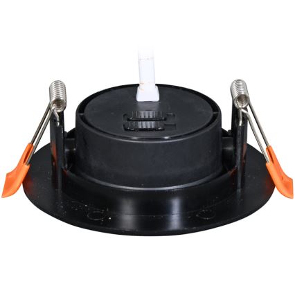 Dimbare LED hangende plafond verlichting ZITA LED/3/5/7W/230V 3000/4000/6000K diameter 9 cm zwart