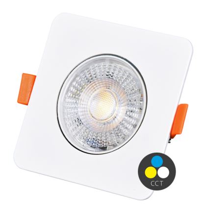 Spot encastrable à intensité variable KENT LED/3/5/7W/230V 3000/4000/6000K 9x9 cm blanc