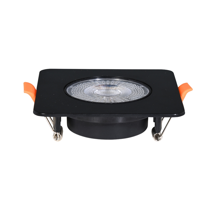 Dimbare LED hangende plafond verlichting KENT LED/3/5/7W/230V3000/4000/6000K 9x9 cm zwart