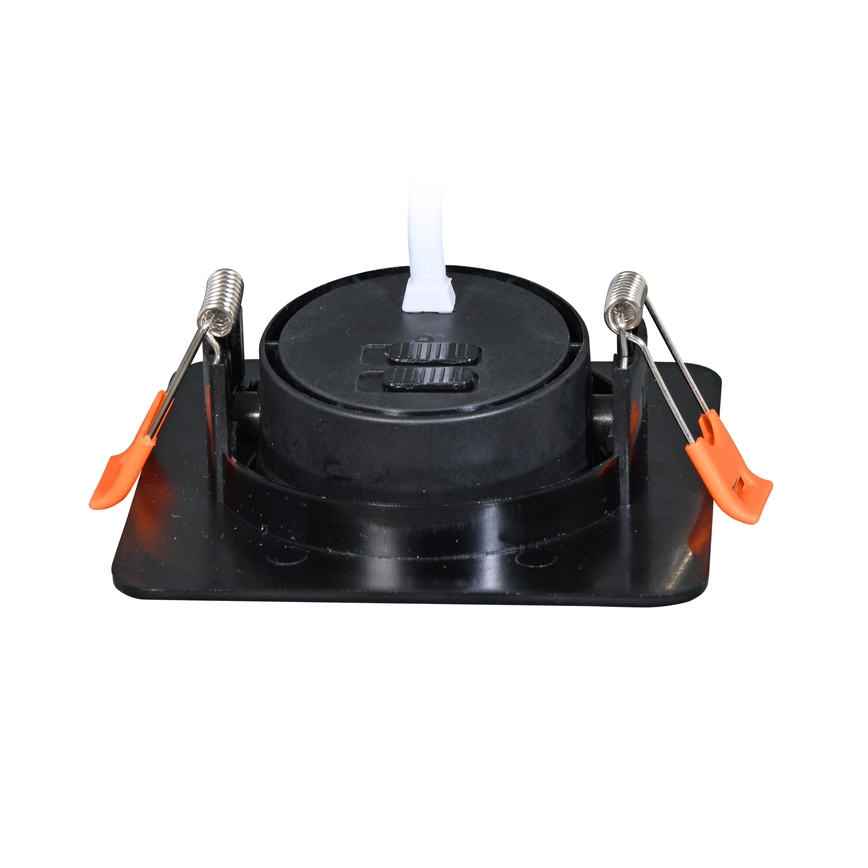 Dimbare LED hangende plafond verlichting KENT LED/3/5/7W/230V3000/4000/6000K 9x9 cm zwart