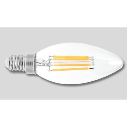 Ampoule LED RETRO C37 E14/2W/230V 3000K 320lm