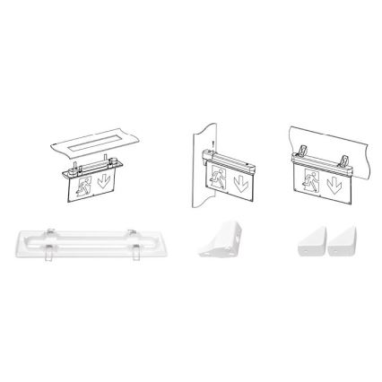 LED Noodverlichting ALPHA LED/2,7W/230V 6000K 800mAh