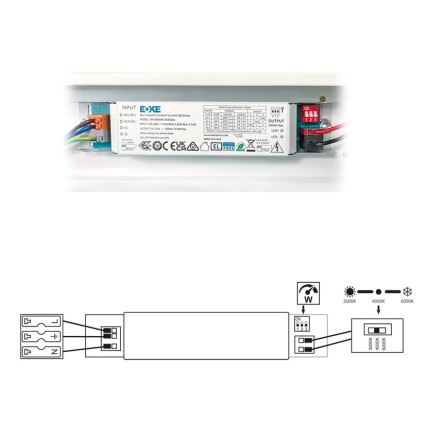 LED TL-buis VELO LED/11/15/20W/230V 3000/4000/6000K 60 cm wit