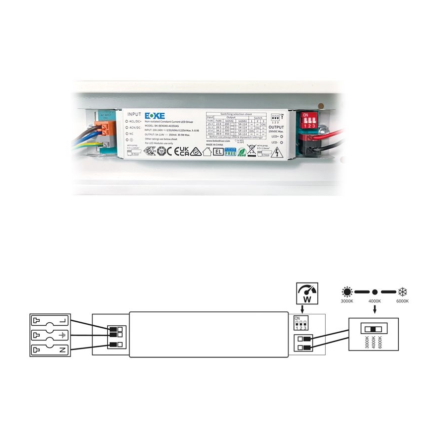 LED TL-buis VELO LED/11/15/20W/230V 3000/4000/6000K 60 cm wit