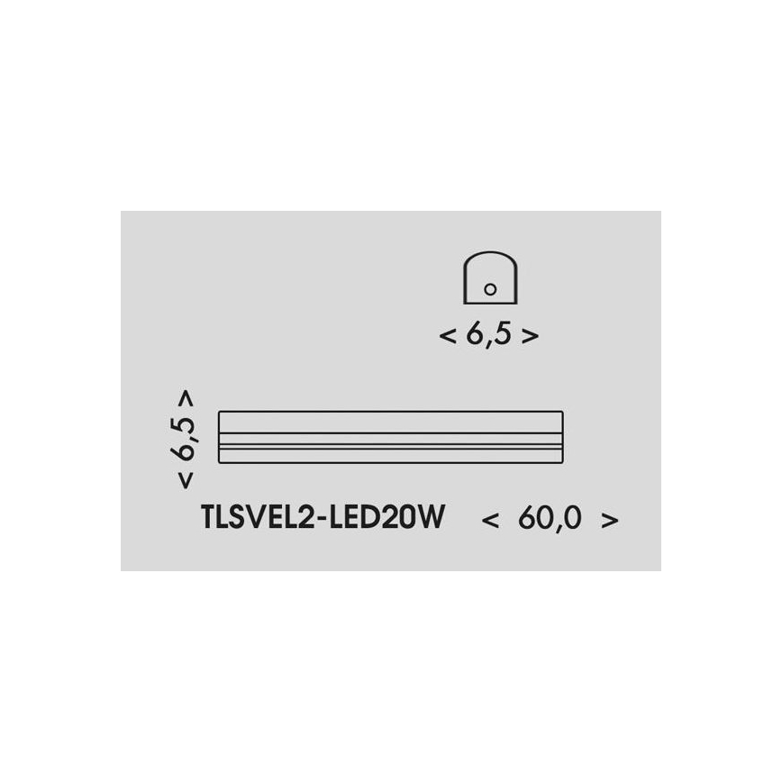LED TL-buis VELO LED/11/15/20W/230V 3000/4000/6000K 60 cm wit