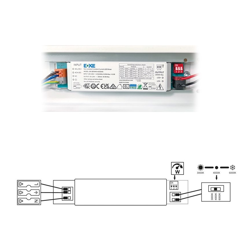 LED TL-buis VELO LED/24/32/40W/230V 3000/4000/6000K 120 cm wit