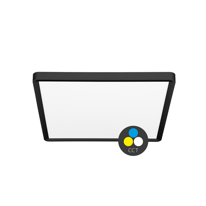 Plafonnier TERY LED/32W/230V 3000/4000/6000K 40x40 cm IP40 noir