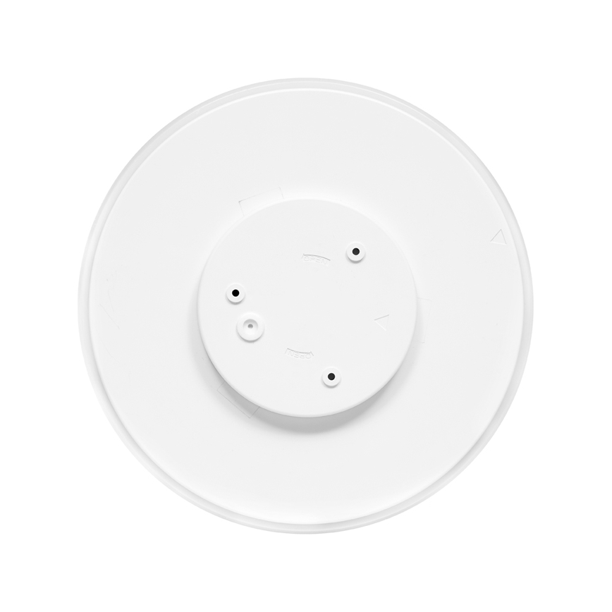 LED Badkamer plafondlamp LIRA LED/12W/230V 4000K diameter 25 cm IP44 zwart