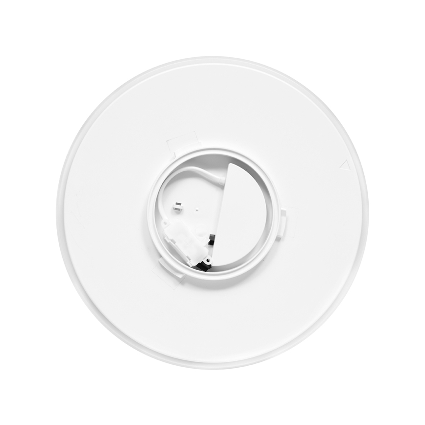 LED Badkamer plafondlamp LIRA LED/12W/230V 4000K diameter 25 cm IP44 zwart