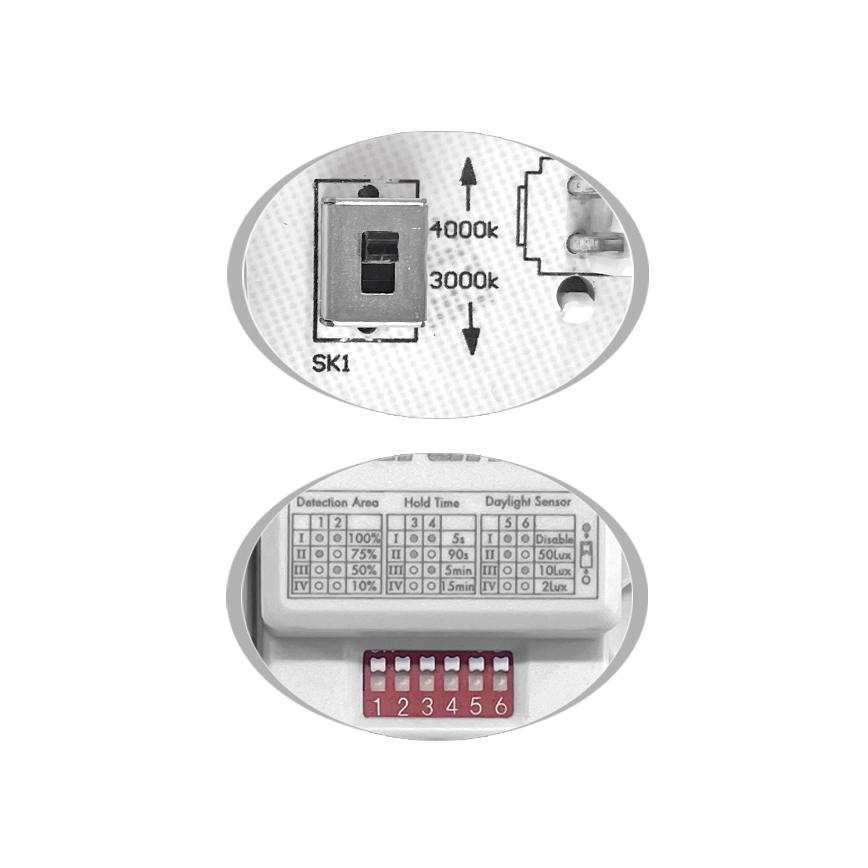 LED Plafondlamp voor buiten met sensor MARTIN LED/15W/230V 3000/4000K diameter 30 cm IP65 wit