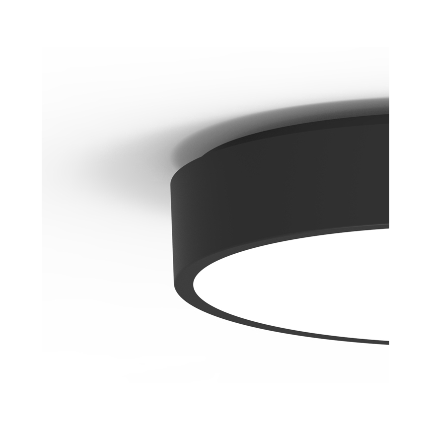 LED Plafondlamp voor buiten met sensor MARTIN LED/15W/230V 3000/4000K diameter 30 cm IP65 zwart