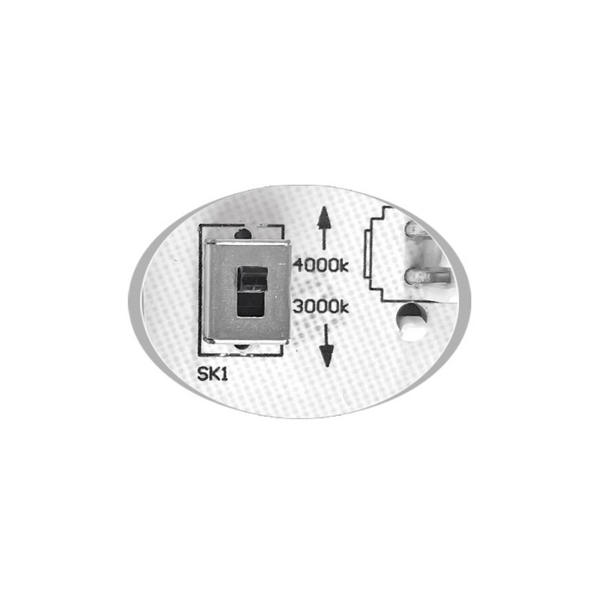 LED Plafondlamp voor buiten MARTIN LED/25W/230V 3000/4000K diameter 35 cm IP65 wit