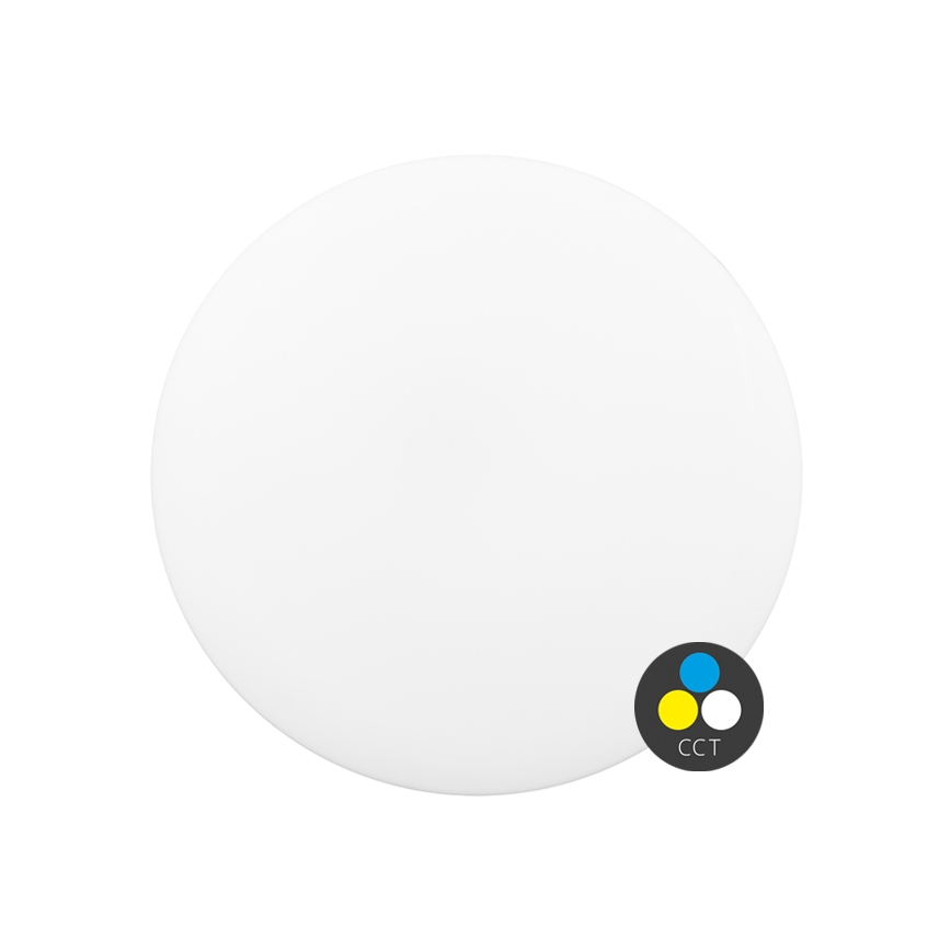 LED Badkamer plafondlamp DISK LED/18W/230V 3000/4000/6500K diameter 28 cm IP44 wit
