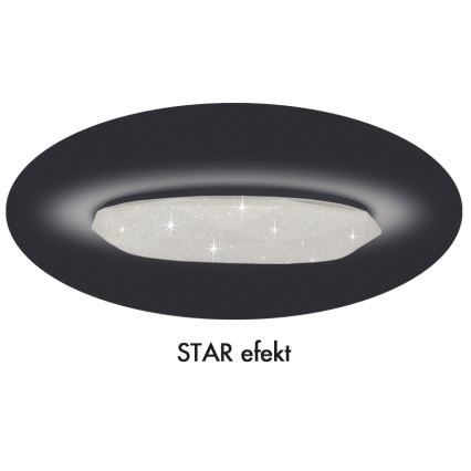 Plafonnier à intensité variable LED DIAMANT LED/50W/230V + télécommande