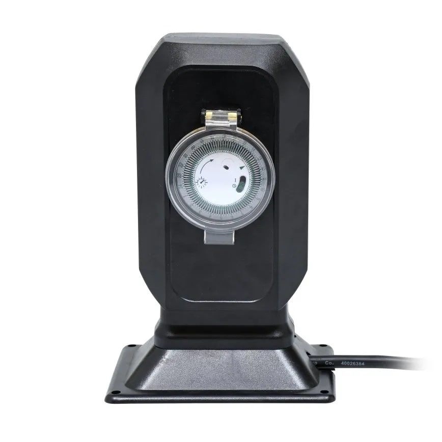 Borne prises électriques extérieur avec minuterie 2Z IP44