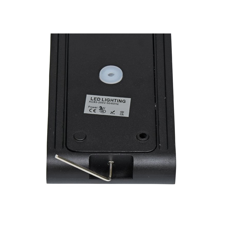 Applique murale extérieure BRICK 2xLED/6W/230V 3000/4000/6500K IP65 noir