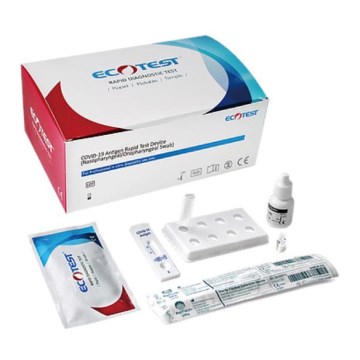 ECOTEST RAPID - Test antigénique rapide COVID-19, paquet de 20pcs