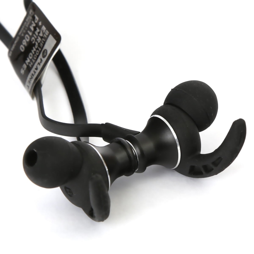 Écouteurs Bluetooth avec microphone et lecteur MicroSD 80 mAh noir
