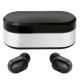 Ecouteurs sans fil SPORT Bluetooth V5.0  noir + station de charge LED