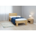 Eenpersoonsbed AMBER 90x200 cm, massief beukenhout