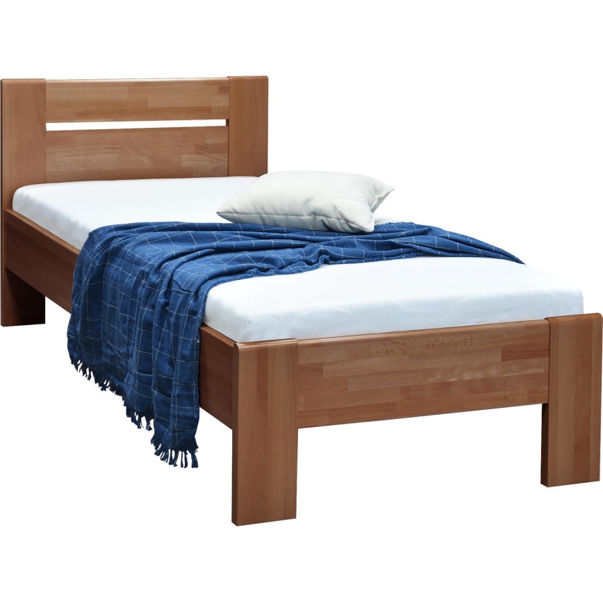 Eenpersoonsbed AMBER 90x200 cm pruim