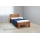 Eenpersoonsbed AMBER 90x200 cm walnoot