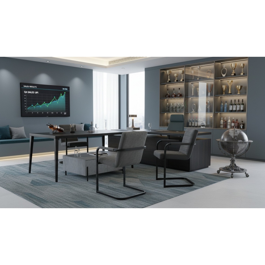 Eetkamerstoel BART grijs