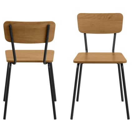 Eetkamerstoel CARYS, 1 stuk, eiken