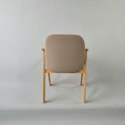 Eetkamerstoel GARDA eiken/beige