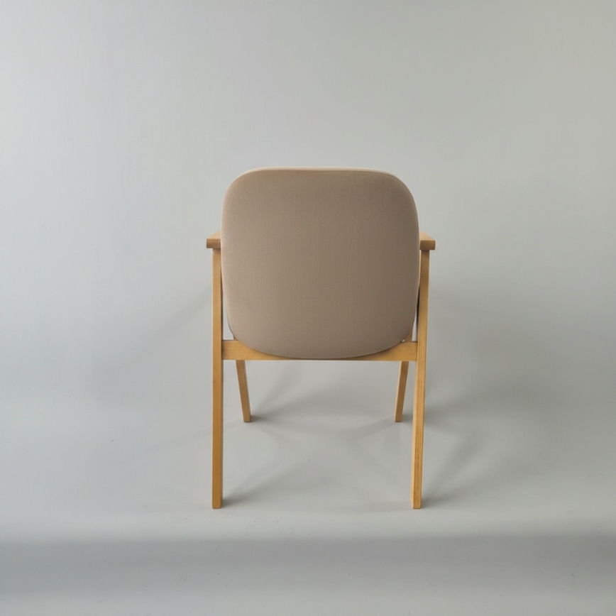 Eetkamerstoel GARDA eiken/beige