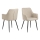 Eetkamerstoel met armleuningen TANYA 1 st. beige