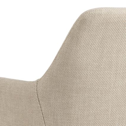 Eetkamerstoel met armleuningen TANYA 1 st. beige