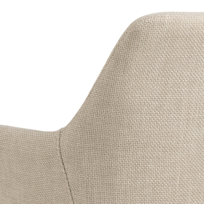 Eetkamerstoel met armleuningen TANYA 1 st. beige
