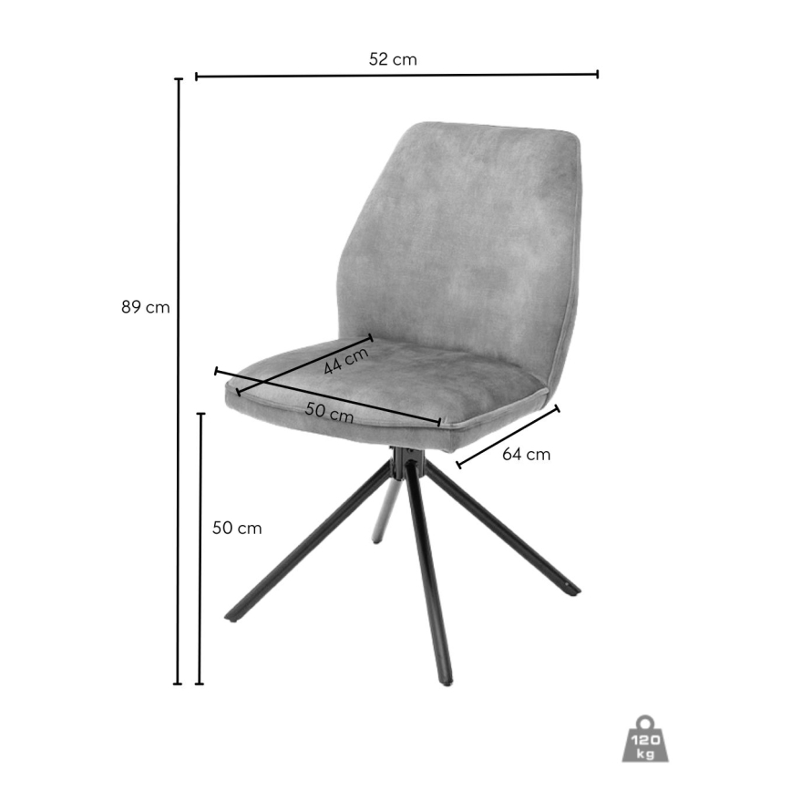 Eetkamerstoel NEXORO, 1 stuk, rood