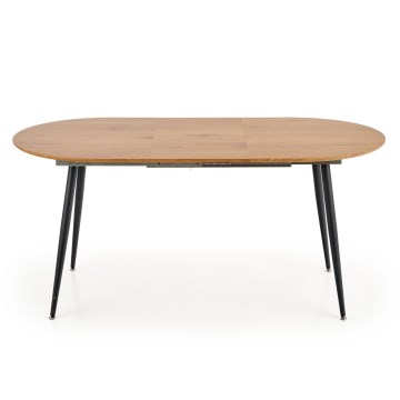 Eettafel BALNOR eiken/zwart
