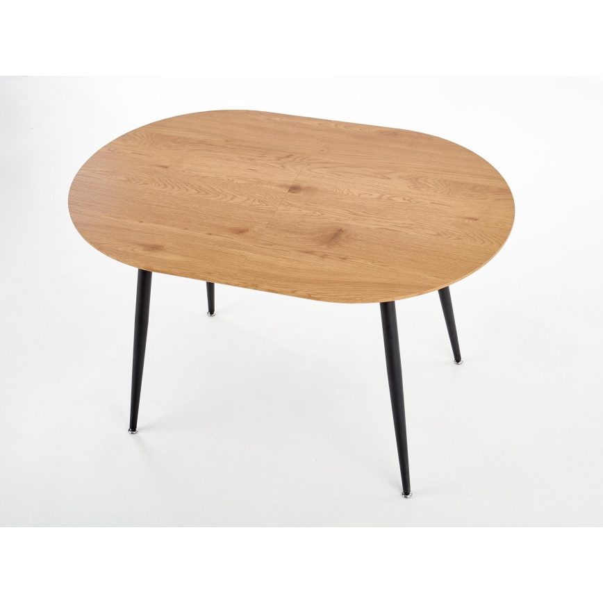 Eettafel BALNOR eiken/zwart
