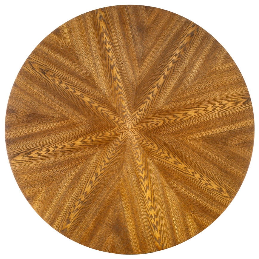 Eettafel CARMELO 75x100 cm zwart/bruin