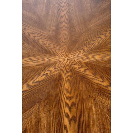 Eettafel CARMELO 75x100 cm zwart/bruin