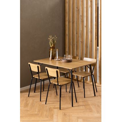 Eettafel CARYS eikenhout