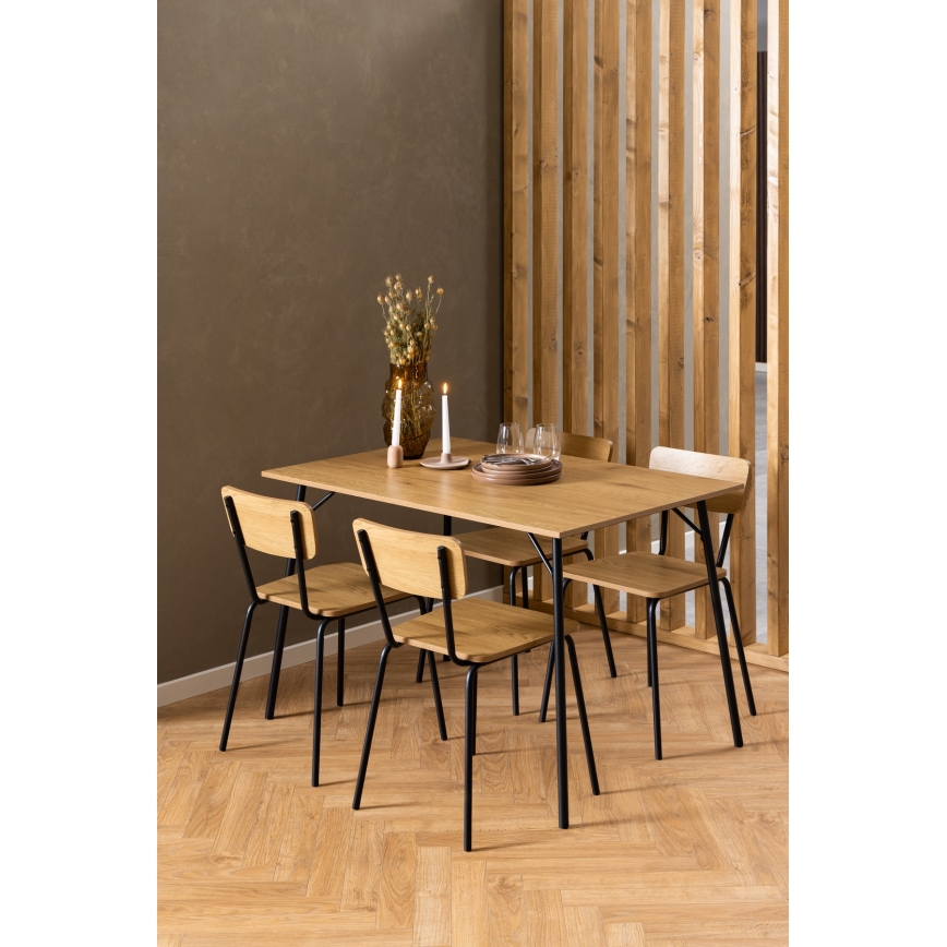 Eettafel CARYS eikenhout