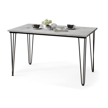 Eettafel HALIJA grijs beton