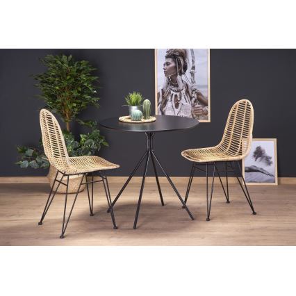 Eettafel HOMORA zwart