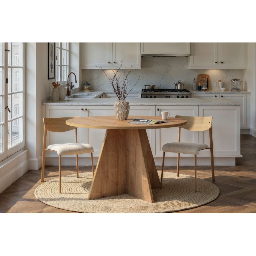 Eettafel MATIN Ø 120 cm eiken