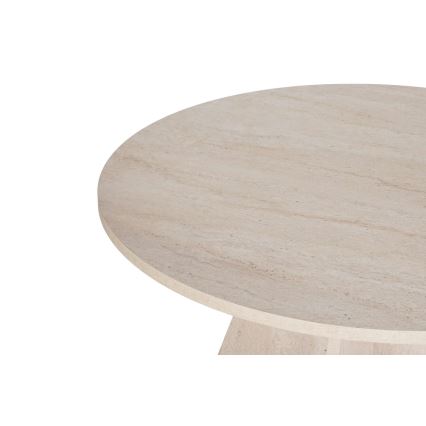 Eettafel MATIN Ø 120 cm, travertijn
