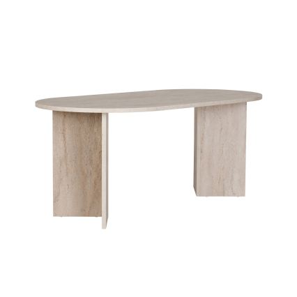 Eettafel NEL 180 x 90 cm beige