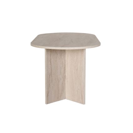 Eettafel NEL 180 x 90 cm beige