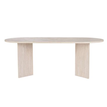 Eettafel NEL 200x90 cm beige