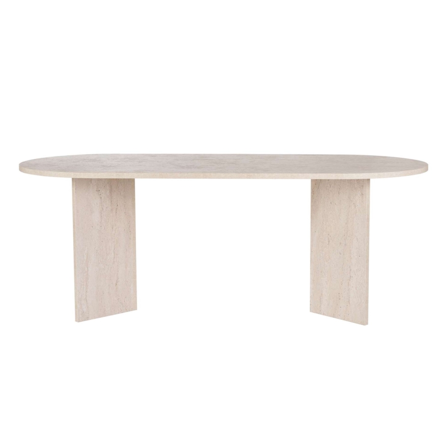 Eettafel NEL 200x90 cm beige