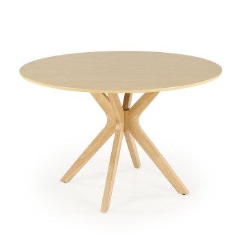 Eettafel NICOLAS Ø 120 cm, bruin