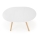 Eettafel SOLINA wit/eiken